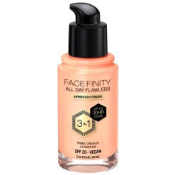 Max Factor Facefinity All Day Flawless C35 Pearl Beige Foundation Clearance