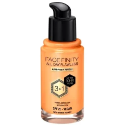 Max Factor Facefinity All Day Flawless W78 Warm Honey Foundation Discount