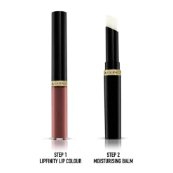 Max Factor Lipfinity Lip Colour 350 Essential Brown 2-Step Longlasting Lipstick Sale