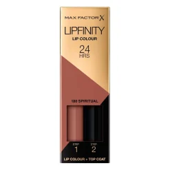 Max Factor Lipfinity Lip Colour 180 Spiritual 2-Step Longlasting Lipstick Online