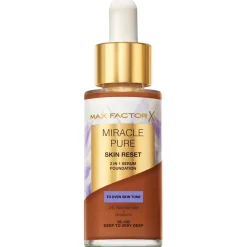 Max Factor Miracle Pure Skin Reset 95-100 Deep to Very Deep 2-in-1 Serum Foundation Discount