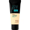 Maybelline New York Fit Me Matte & Poreless 110 Porcelain Foundation Clearance