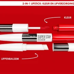 Maybelline New York Superstay 24h 444 Cosmic Coral Lipstick New
