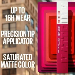 Maybelline New York SuperStay Matte Ink 70 Amazonian Lipstick Outlet