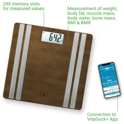 Medisana BS 552 connect Bamboe Lichaamsanalyse weegschaal Sale
