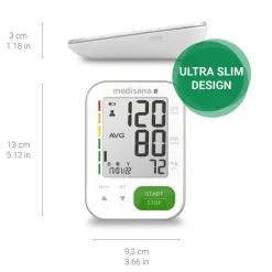 medisana BU 570 connect bovenarmbloeddrukmeter wit New