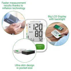 medisana BU 570 connect bovenarmbloeddrukmeter wit New