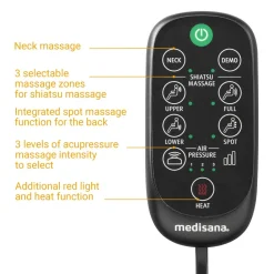 Medisana MC 825 Shiatsu-Acupressuur massagekussen Online