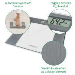 Medisana PS 400 Glazen personenweegschaal Outlet