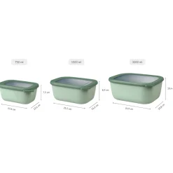 Mepal Cirqula Vershouddoos rechthoekig set Discount