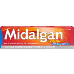 Midalgan Extra Warm + Magnesium Spierwrijfmiddel New