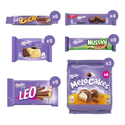 Milka Variety Value pack: chocolade & koekjespakket Clearance