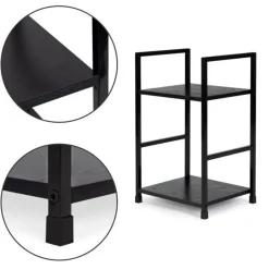 Modern Home Industriële Loft Stijl Boekenkast met 2 Planken Sale