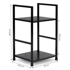 Modern Home Industriële Loft Stijl Boekenkast met 2 Planken Sale