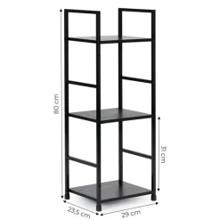 Modern Home Industriële Loft Stijl Boekenkast met 3 Planken