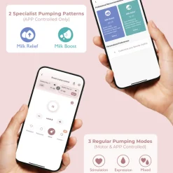 Momcozy M9 Dubbele Oplaadbare Handsfree Borstkolf met app bediening