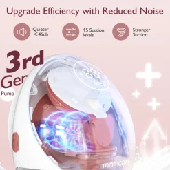 Momcozy M9 Dubbele Oplaadbare Handsfree Borstkolf met app bediening