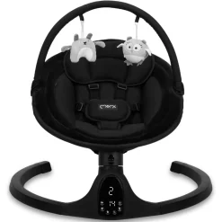 Momi Kenani Onyx Black Elektrische Babyschommel Best