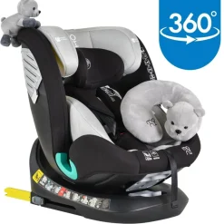 Moni Serengeti Light Grey 40-150 cm i-Size 360° Autostoel Hot