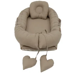 MorDesign Cappuccino Babynest met Kussen Sale