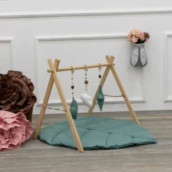 MorDesign Emerald Green Baby Gym met Speelkleed Outlet