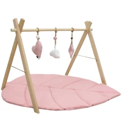 MorDesign Leaf Wood Babygym en Speelkleed Best
