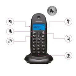 Motorola C1001CB Plus Draadloze DECT Telefoon Hot