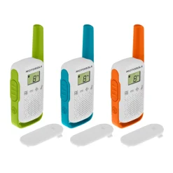 Motorola Talkabout T42 Triple Pack Walkie Talkies Voor Kinderen Families 16 Kanalen Bereik 4 km New