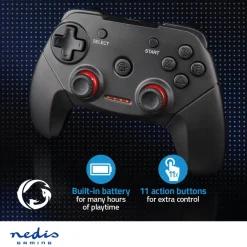 Nedis GGPDW110BK ergonomische gamepad Best