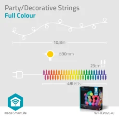Nedis WIFILP02C48 fullcolour, RGB+, Smart Wi-Fi-lichtsnoer Online