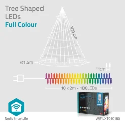 Nedis WIFILXT01C180 Smart wifi Full Coulor LED ophangboom Sale