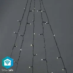 Nedis WIFILXT11W200 Smart Wi-Fi-lichtsnoer Outlet