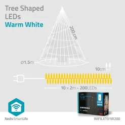 Nedis WIFILXT01W200 Smart Wi-Fi-ophangboom New