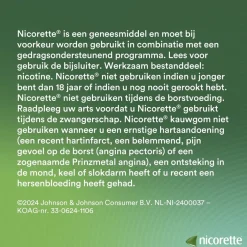 Nicorette Menthol Mint 4mg Suikervrije Kauwgom Outlet