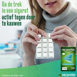 Nicorette Menthol Mint 4mg Suikervrije Kauwgom Outlet