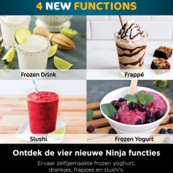 Ninja Creami Deluxe 10-in-1 IJsmachine NC502EU Hot
