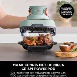 Ninja CRISPi 4-in-1 Glazen Airfryer FN101EUGY Clearance