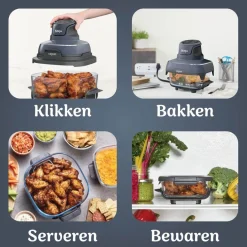 Ninja CRISPi 4-in-1 Glazen Airfryer FN101EUGY Hot