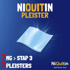 Niquitin Clear Pleister Stap 3 - 7 mg - Nicotinepleister New