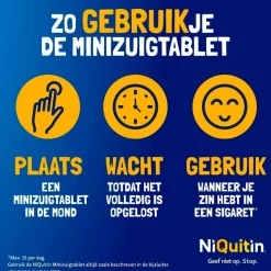 Niquitin 4mg Minizuigtabletten Hot