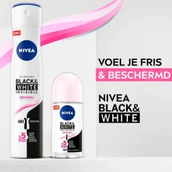 Nivea Black & White Invisible Original Antitranspirant Spray Clearance