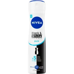 Nivea Black & White Invisible Pure Antitranspirant Spray Sale