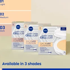 Nivea Skincare NIVEA Cellular Expert Finish 03 Medium Dark SPF15 3-In-1 Care Cushion Foundation Online
