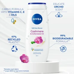 Nivea Crème Soft Cashmere & Cottonseed Oil Douchecrème