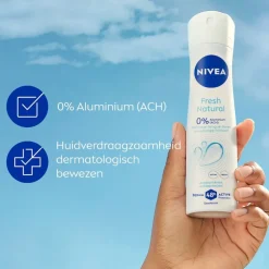 Nivea Fresh Natural Deodorant Spray New