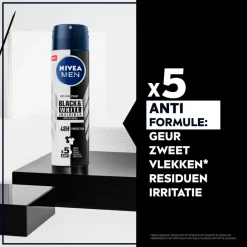 Nivea Men Black & White Invisible Original Antitranspirant Spray Hot