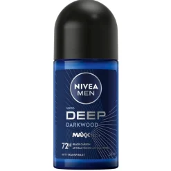 Nivea Men Deep Black Carbon Dark Wood Antitranspirant Roller Discount