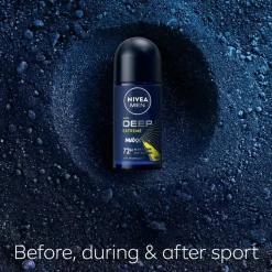 Nivea Men Deep Sport MaxxTech Antitranspirant Roller Clearance