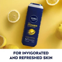 Nivea Men Power 24H Fresh Effect 3-in-1 Douchegel Discount