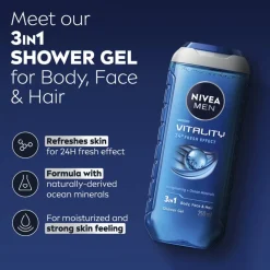 Nivea Men Vitality 3-in-1 Douchegel Online